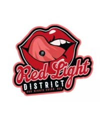 Dekal Red lips - Redlight district