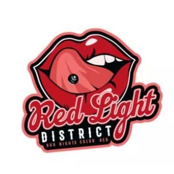 Dekal Red lips - Redlight district