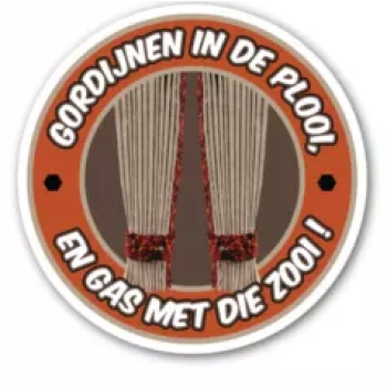 Dekal Gordijnen in de plooi