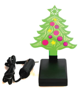 Julgran led 12/24V med ciggpropp